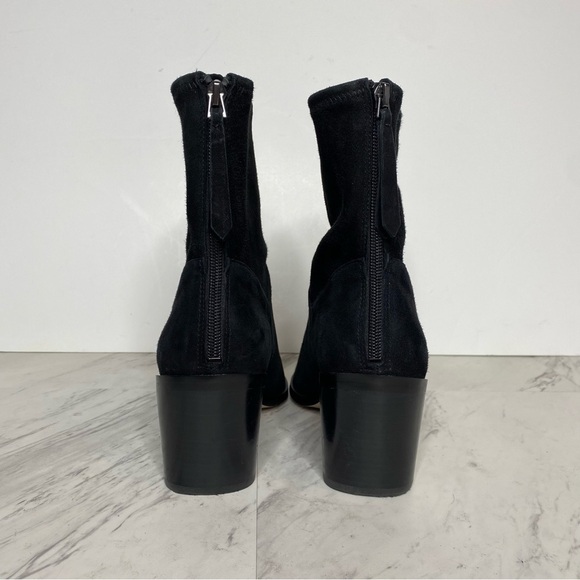 27 Edit Berkley Black Suede Bootie 10M - Picture 3 of 12